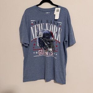 NFL New York Giants t shirt blue XL NEW